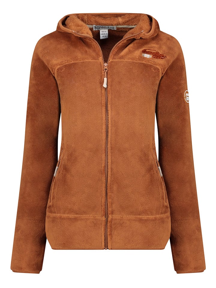 Canadian Peak Kurtka polarowa "Upaloodeak" w kolorze jasnobrązowym rozmiar: M