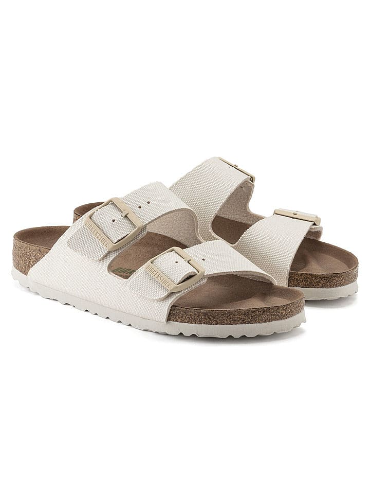 Birkenstock Klapki "Arizona" w kolorze kremowym rozmiar: 41
