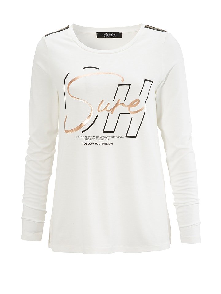 Koszulka w kolorze kremowym