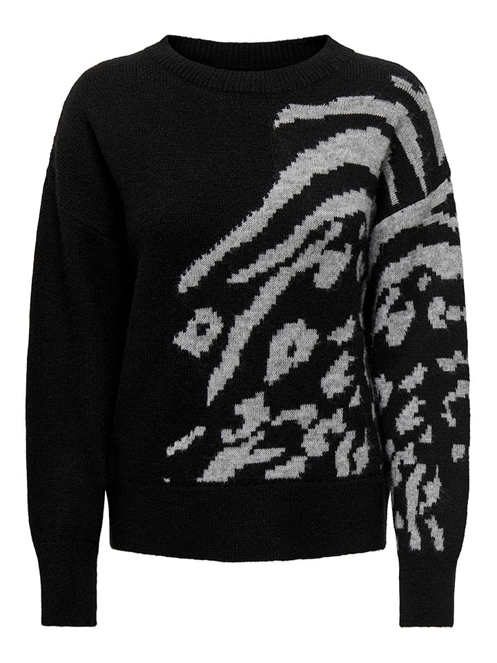 JDY Sweter "Karma" w kolorze czarnym rozmiar: XL