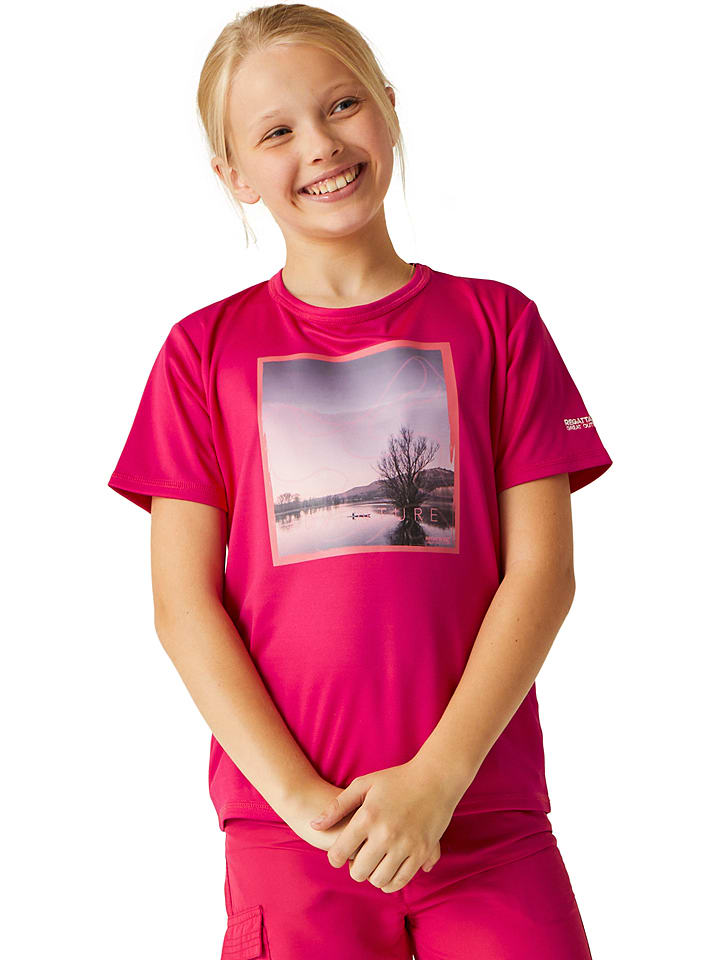 Regatta Koszulka "Alvarado VIII" w kolorze różowym rozmiar: 140