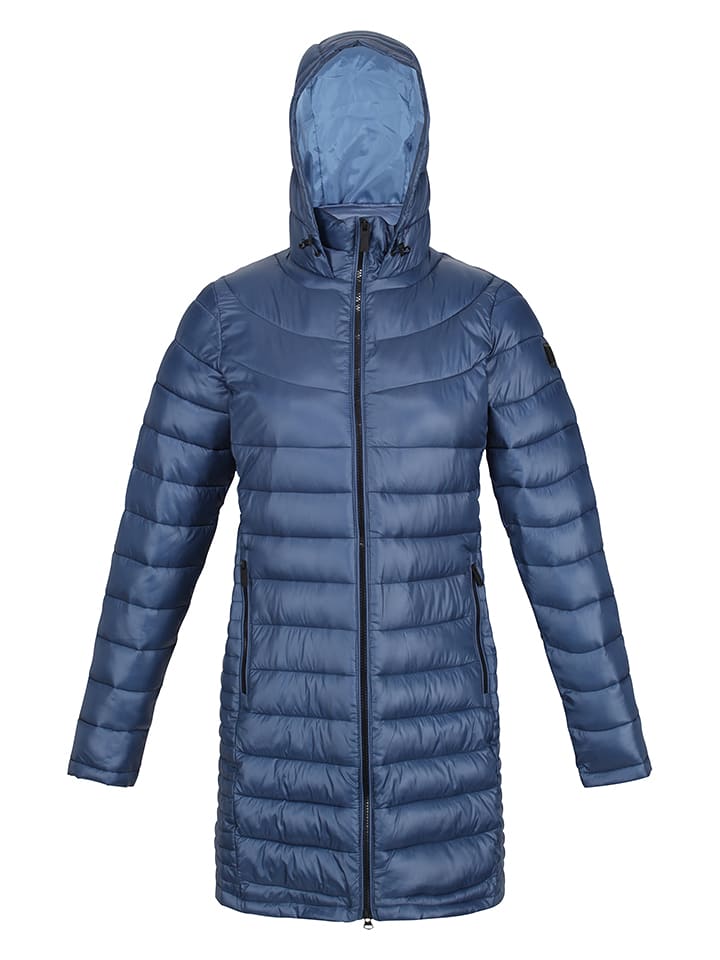 Regatta Płaszcz pikowany "Andel III" w kolorze niebieskim rozmiar: 34