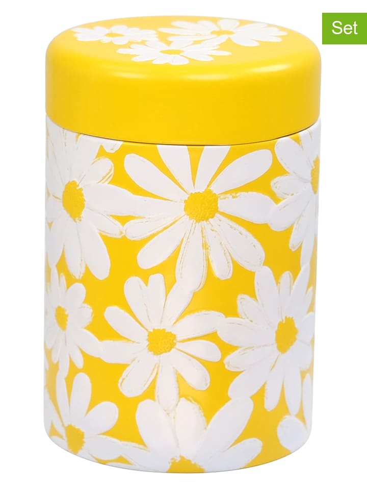 Eigenart Puszki (2 szt.) "Daisy" w kolorze żółto-białym na herbatę - 125 g rozmiar: onesize