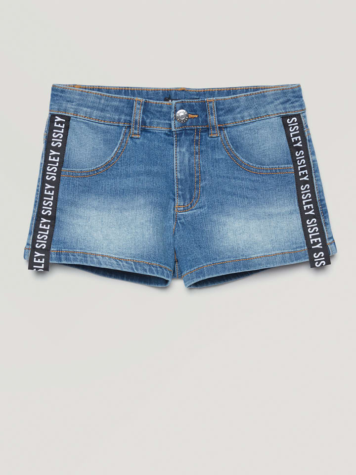 Szorty w kolorze błękitnym