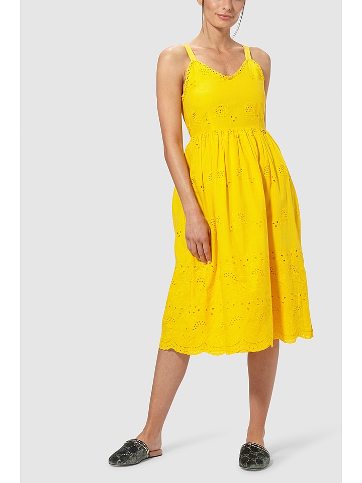 Rich & Royal Sukienka w kolorze żółtym rozmiar: 38