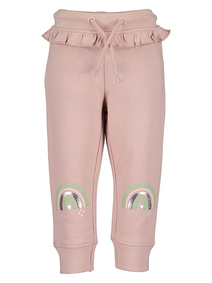 Blue Seven Spodnie dresowe w kolorze jasnoróżowym rozmiar: 74