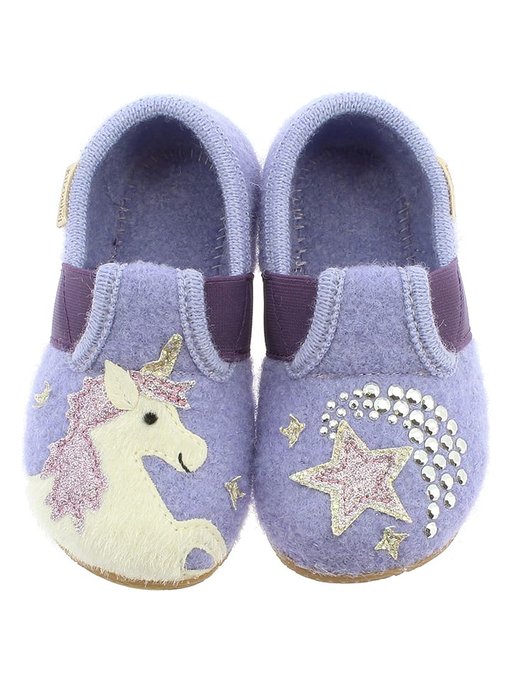 Living Kitzbühel Kapcie w kolorze fioletowym rozmiar: 26