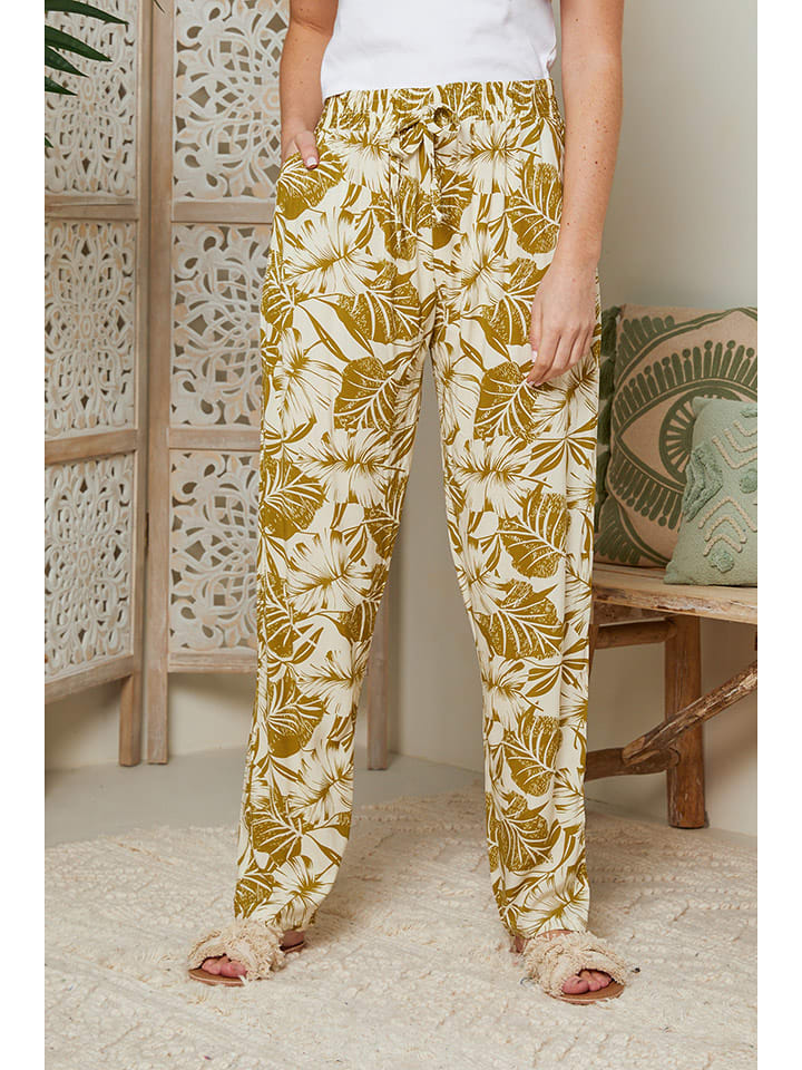 L'armoire de Suzette Spodnie w kolorze musztardowym rozmiar: 36/38