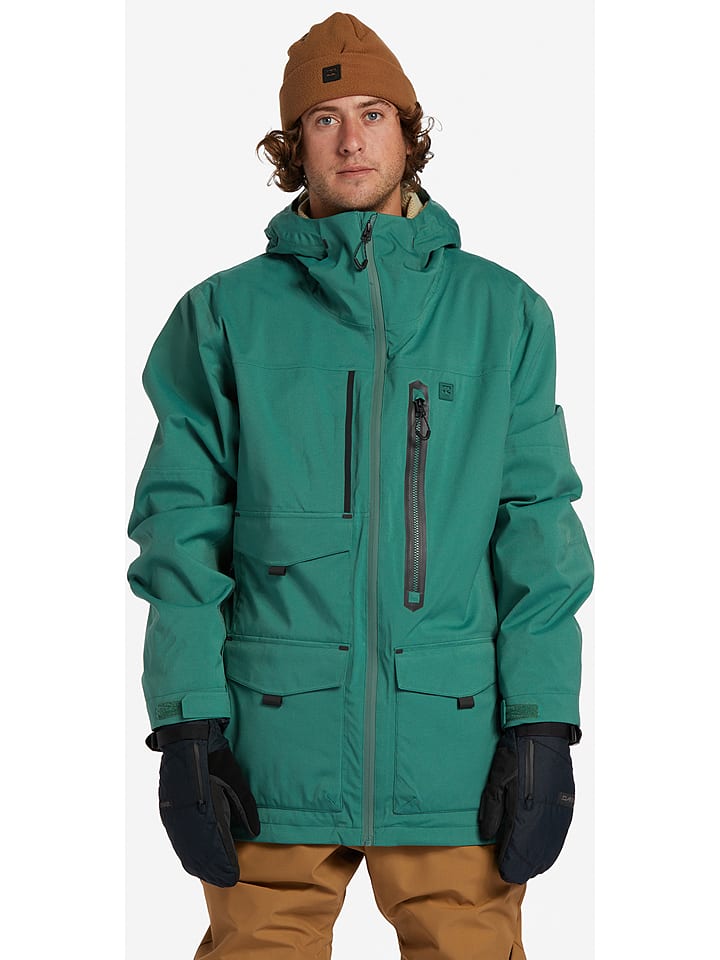 Billabong Kurtka narciarska w kolorze zielonym rozmiar: M