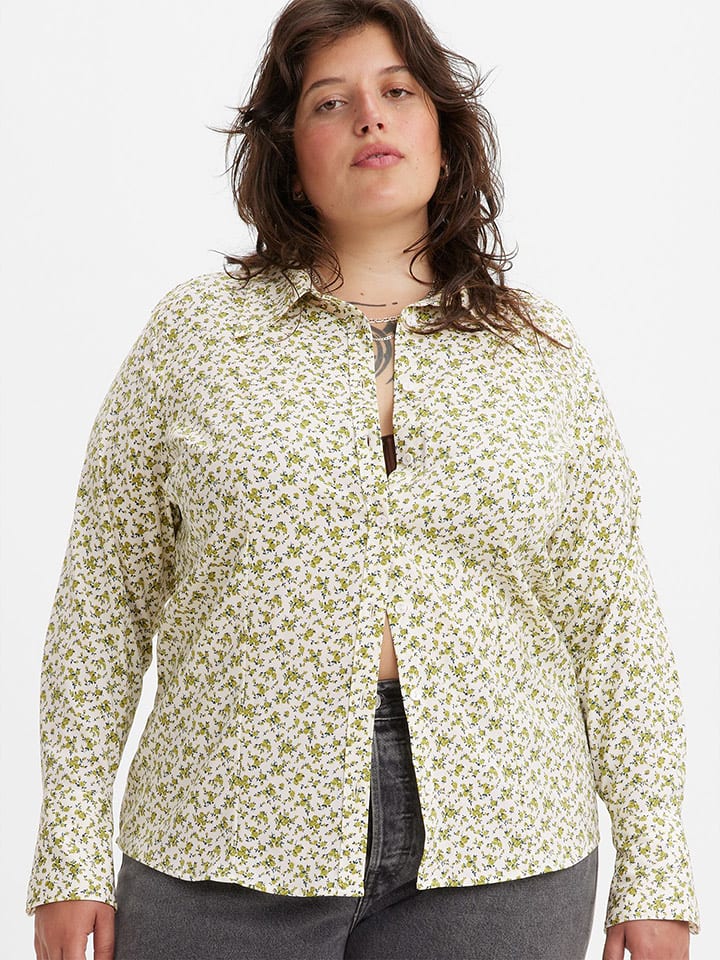 Levi´s Koszula w kolorze kremowo-zielonym rozmiar: 48/50