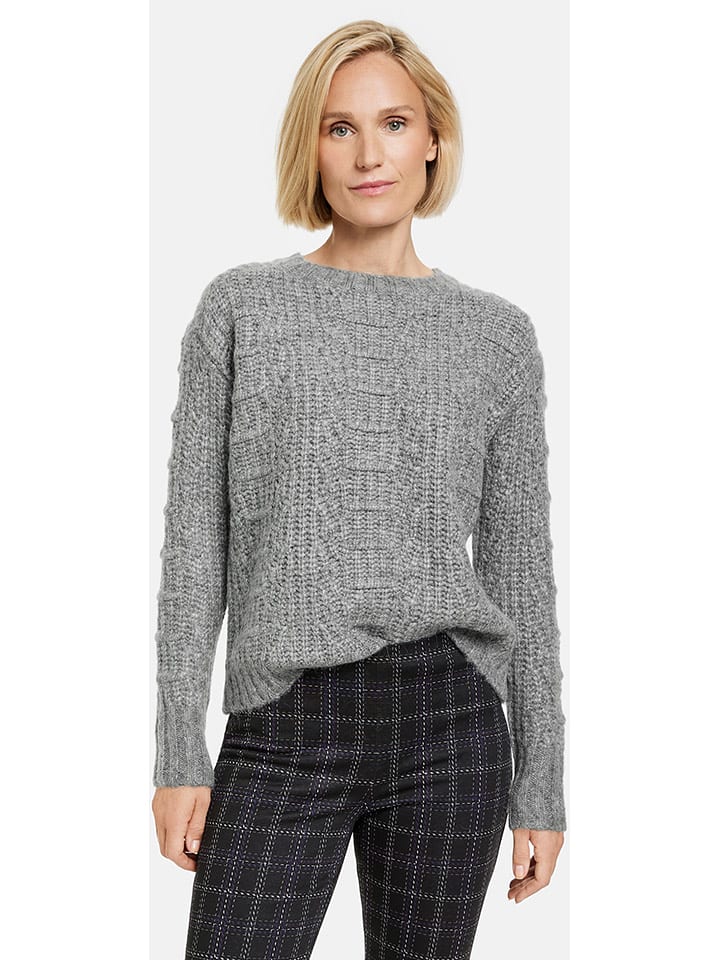 Gerry Weber Sweter w kolorze szarym rozmiar: 44