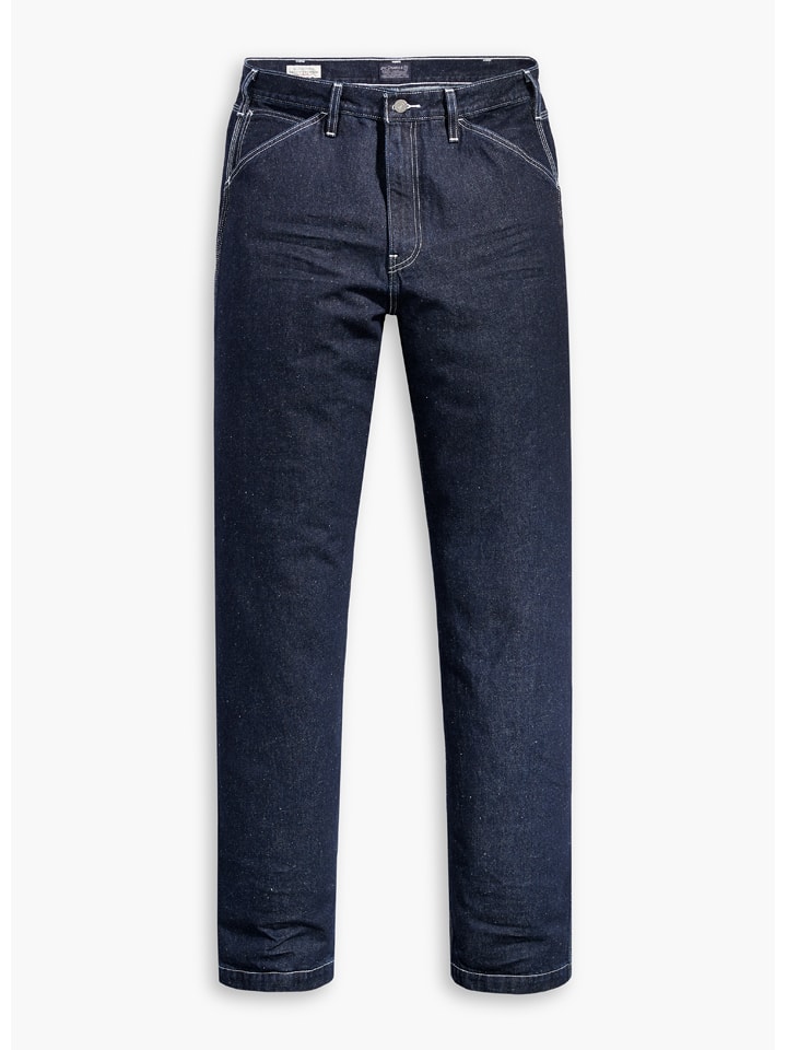 Dżinsy "568" - Loose fit - w kolorze granatowym