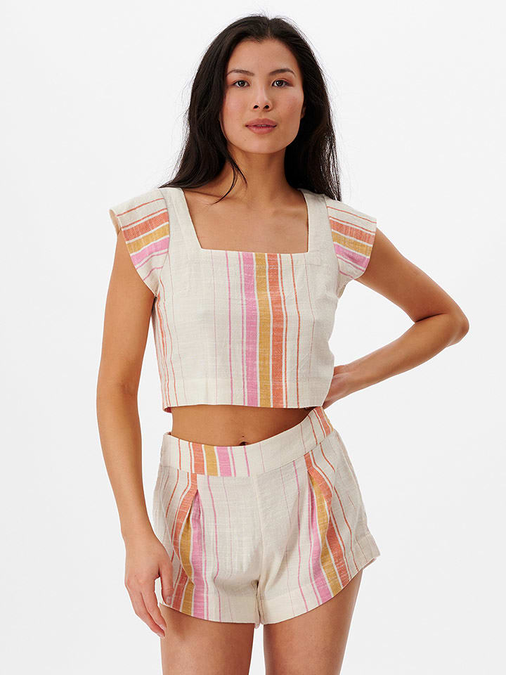 Rip Curl Bluzka w kolorze kremowo-różowym rozmiar: M