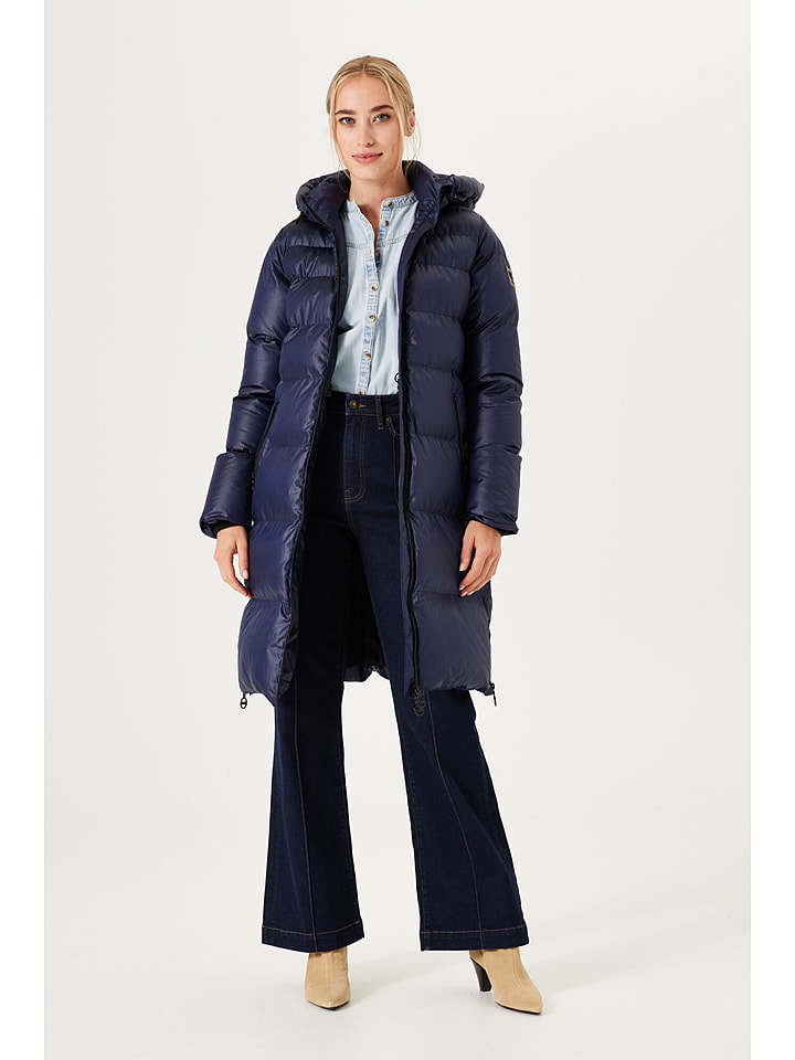 Garcia PÅ‚aszcz zimowy w kolorze granatowym rozmiar: XS