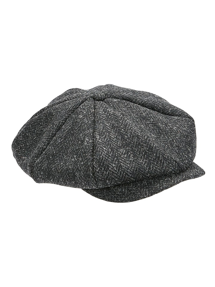 Wełniana czapka w kolorze szarym