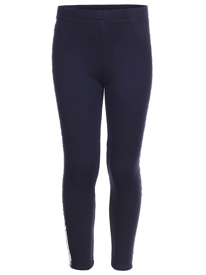 Legginsy w kolorze granatowym