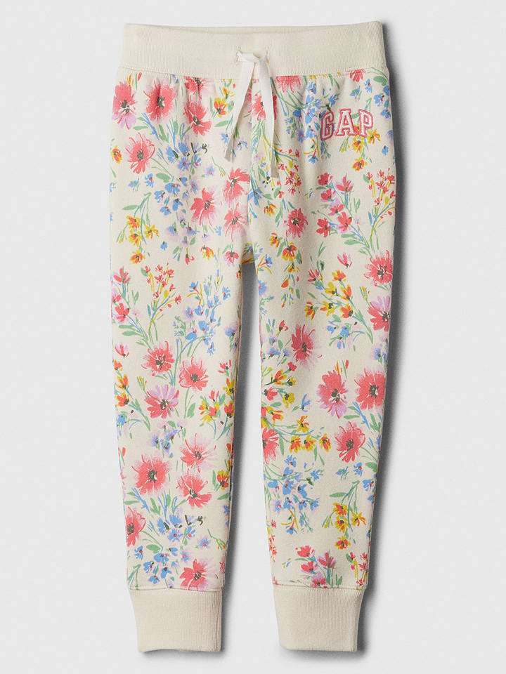 GAP Spodnie dresowe w kolorze kremowym rozmiar: 98