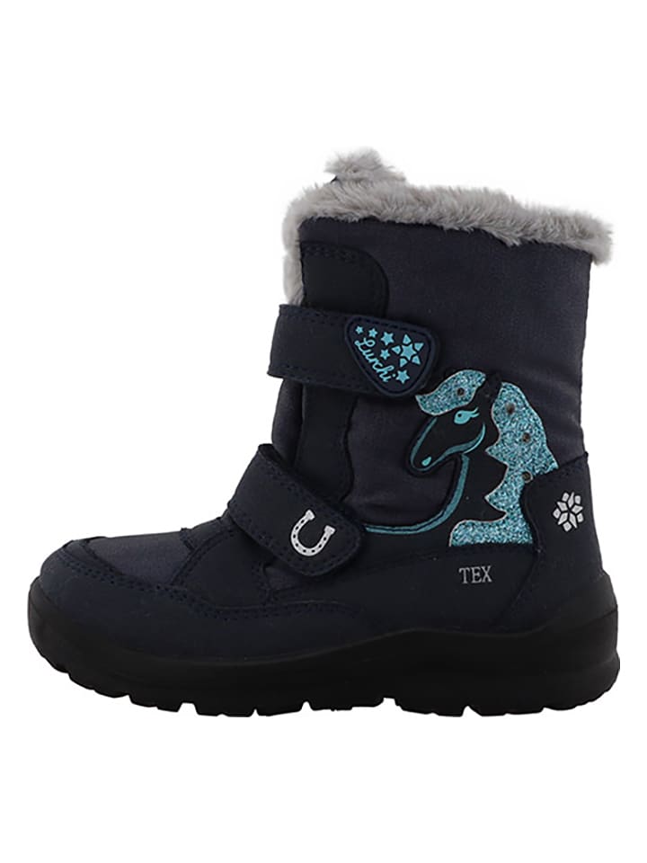 Lurchi Kozaki zimowe "Kendal" w kolorze granatowym rozmiar: 27