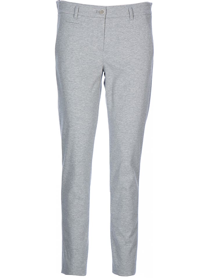 Spodnie "Sidney S" - Slim fit - w kolorze szarym