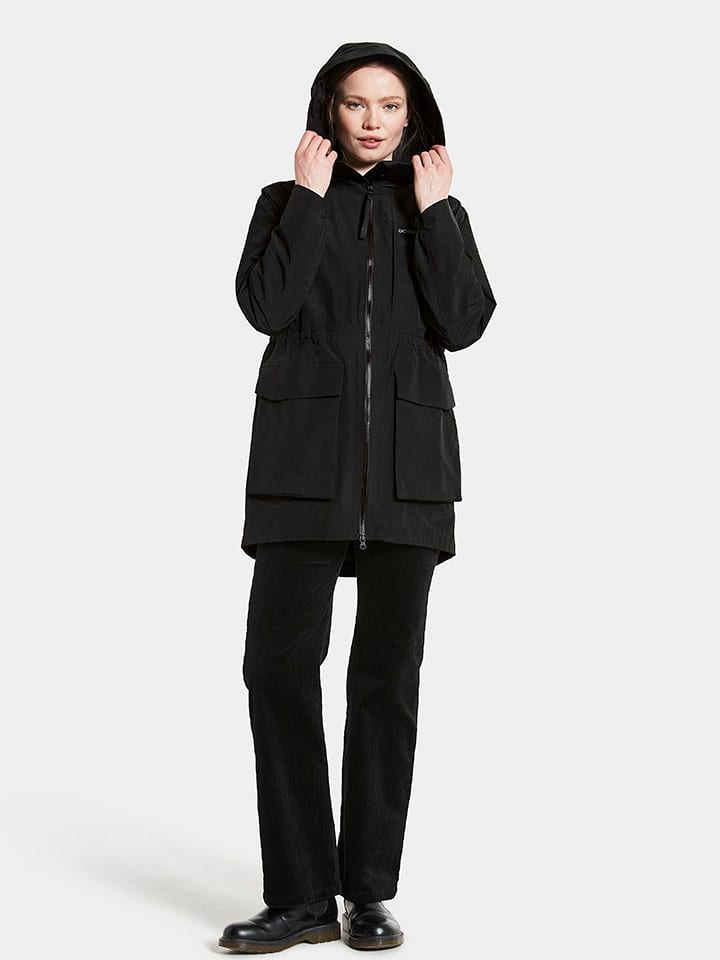 Didriksons Parka "Lana" w kolorze czarnym rozmiar: 42