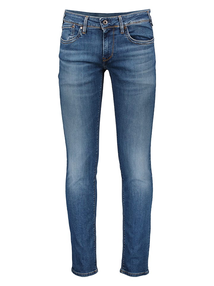 Dżinsy - Slim fit - w kolorze niebieskim