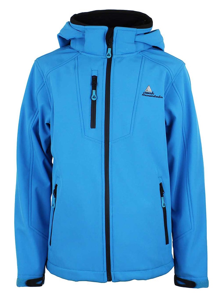 Peak Mountain Kurtka softshellowa w kolorze niebieskim rozmiar: 176