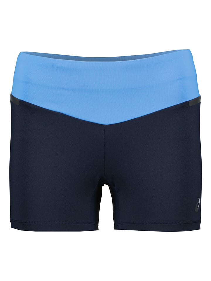 asics Szorty sportowe w kolorze niebiesko-granatowym rozmiar: L