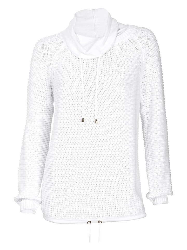 Heine Sweter w kolorze białym rozmiar: 40/42