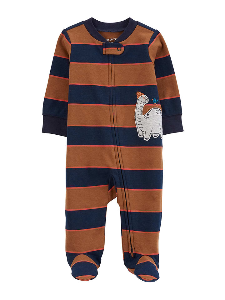 carter's Śpioszki w kolorze granatowo-brązowym rozmiar: 74