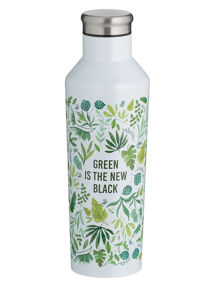 Typhoon Butelka termiczna w kolorze biało-zielonym - 500 ml rozmiar: onesize