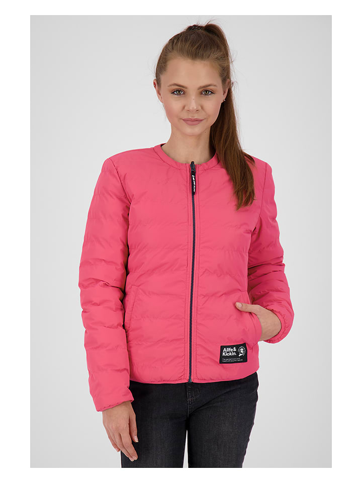 alife and kickin Kurtka przejściowa "NovaAK" w kolorze różowym rozmiar: S