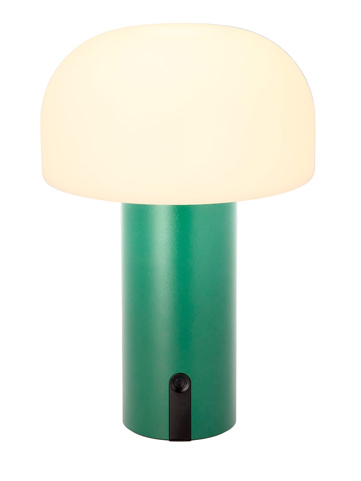 Villa Collection Lampa stołowa LED "Styles" w kolorze biało-zielonym- wys. 22,5 cm rozmiar: onesize