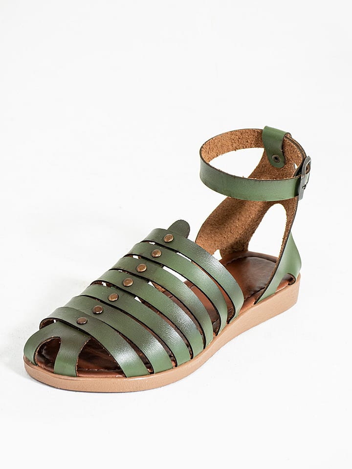 Gerois Półsandały w kolorze oliwkowym rozmiar: 39