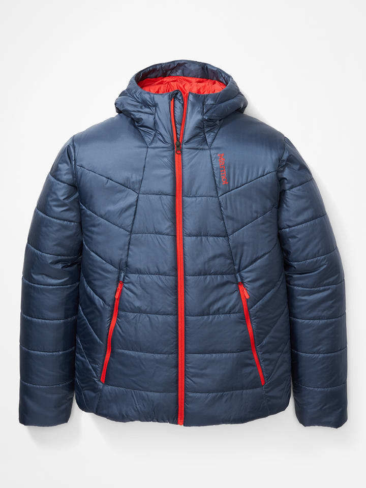 Kurtka zimowa "Warmcube Featherless" w kolorze granatowym