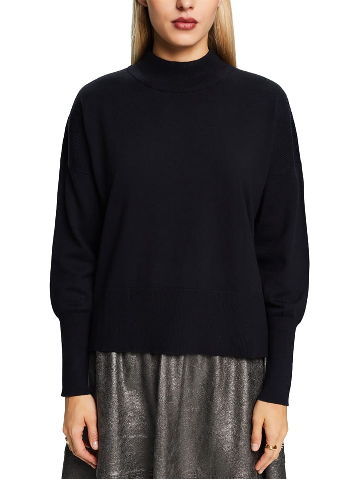 ESPRIT Sweter w kolorze czarnym rozmiar: XXL