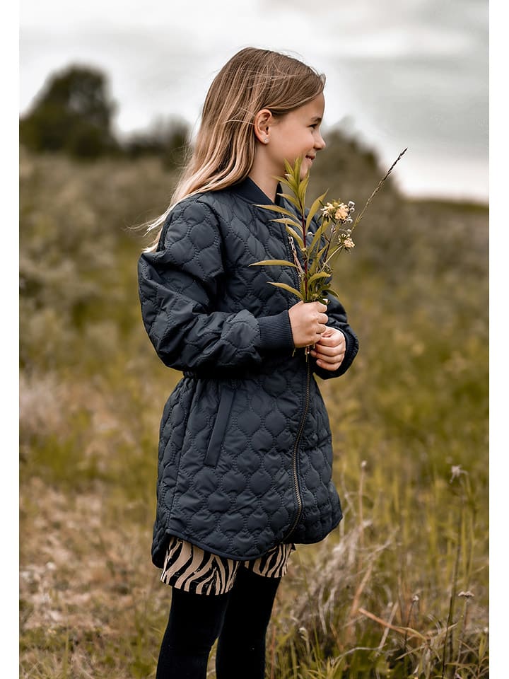 mikk-line Kurtka pikowana w kolorze granatowym rozmiar: 134