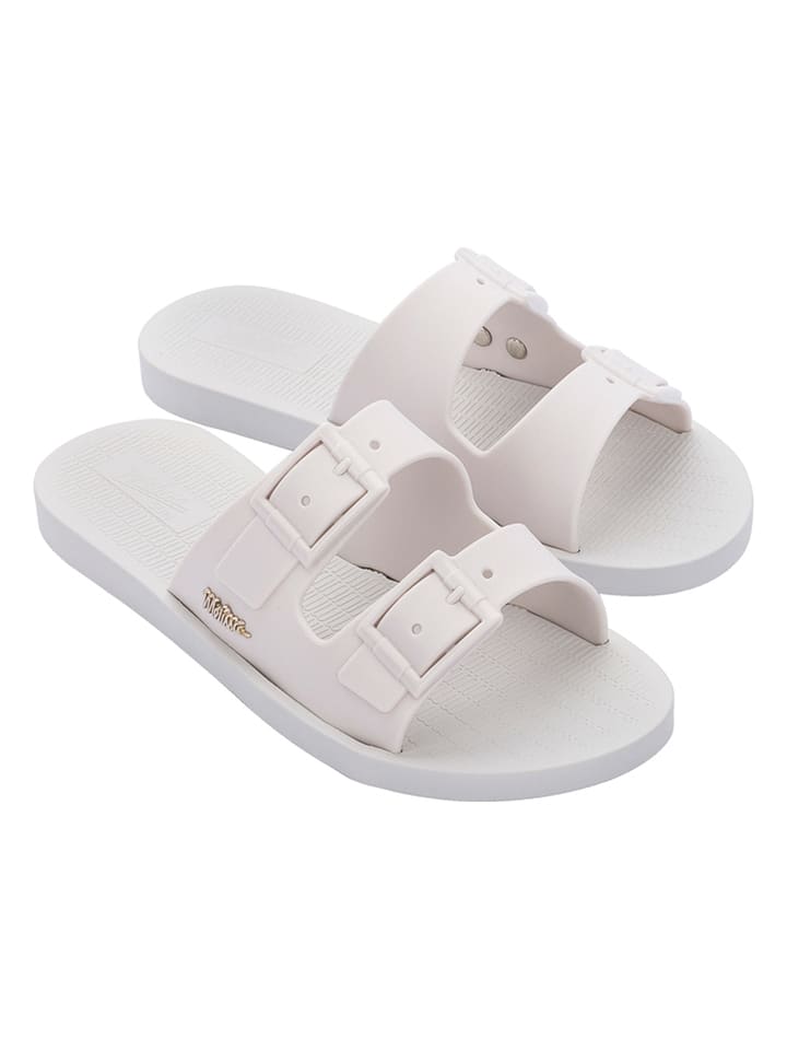 Melissa Klapki w kolorze kremowym rozmiar: 41/42