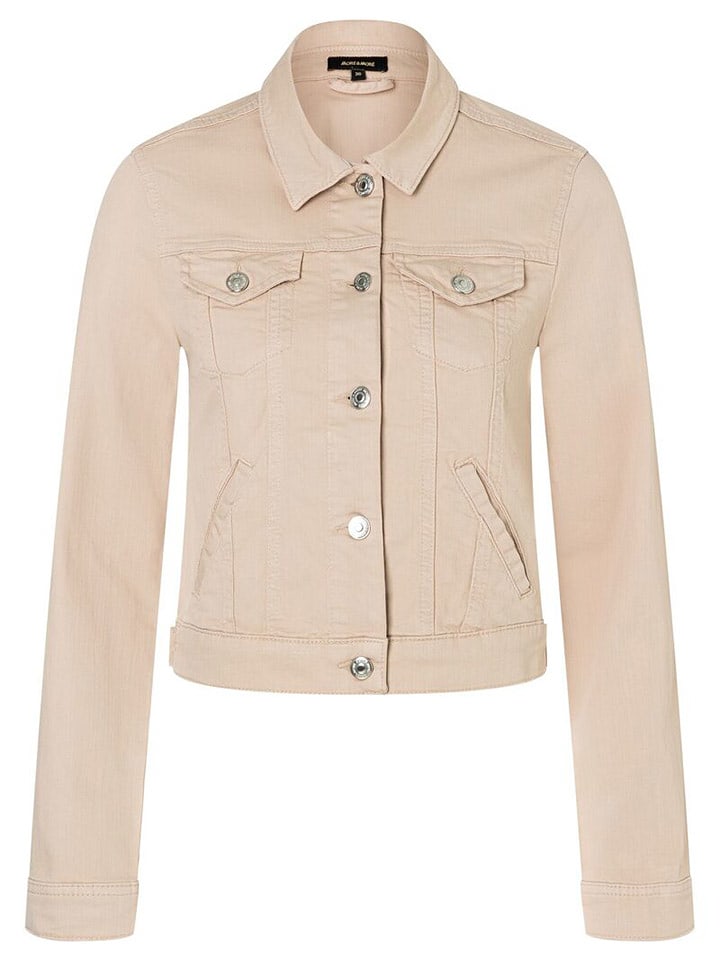 More & More Kurtka dżinsowa w kolorze beżowym rozmiar: 40