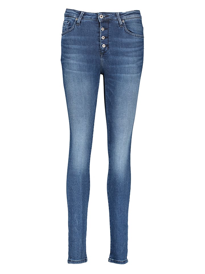 Dżinsy "Mia" - Skinny fit - w kolorze niebieskim