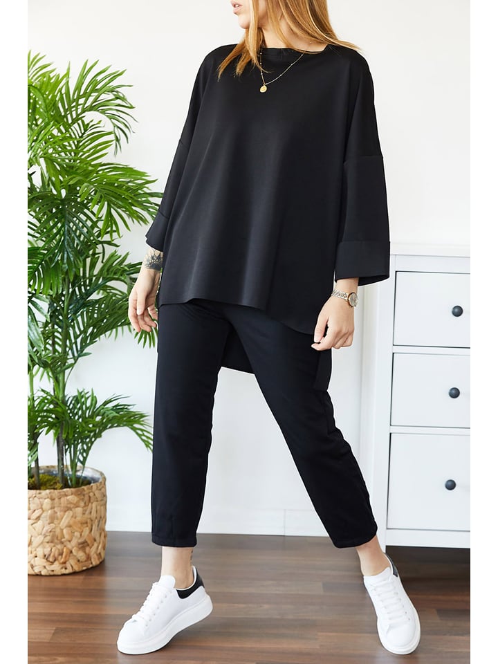 Jumeon 2-częściowy zestaw w kolorze czarnym rozmiar: M