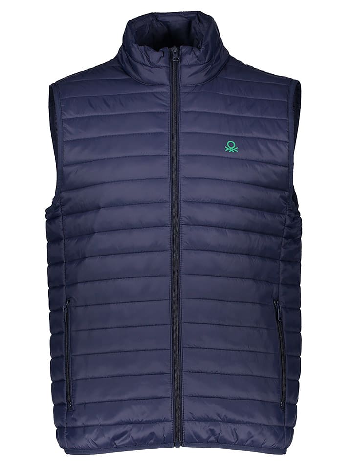 Benetton Kamizelka w kolorze granatowym rozmiar: M