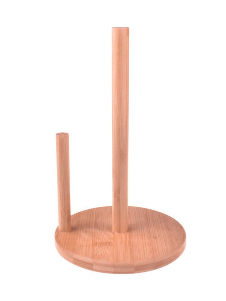 Uchwyt na ręcznik papierowy w kolorze beżowym - (D)16 x (S)16 x (W)26 cm