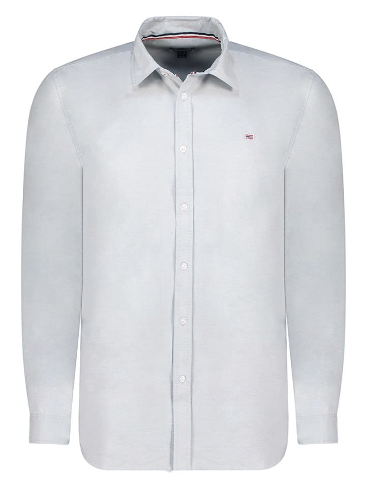 Geographical Norway Koszula "Zac" - Regular fit - w kolorze szarym rozmiar: 3XL