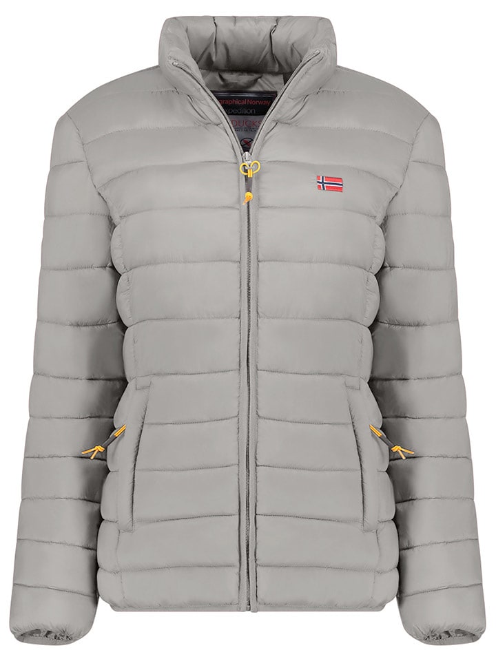 Geographical Norway Kurtka pikowana "Atikolor" w kolorze szarym rozmiar: XXL