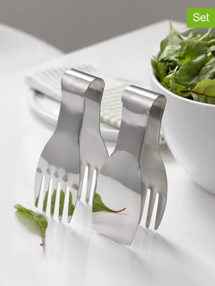 Steel-Function Szczypce (2 szt.) "Parma" do sałatek - dł. 14 cm rozmiar: onesize