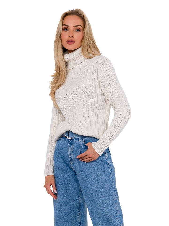 made of emotion Golf w kolorze kremowym rozmiar: S/M