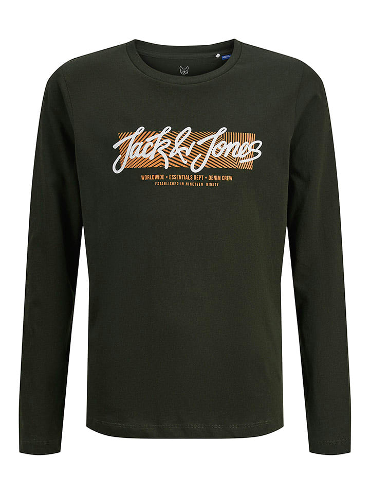 JACK & JONES Junior Koszulka "Urban" w kolorze khaki rozmiar: 140