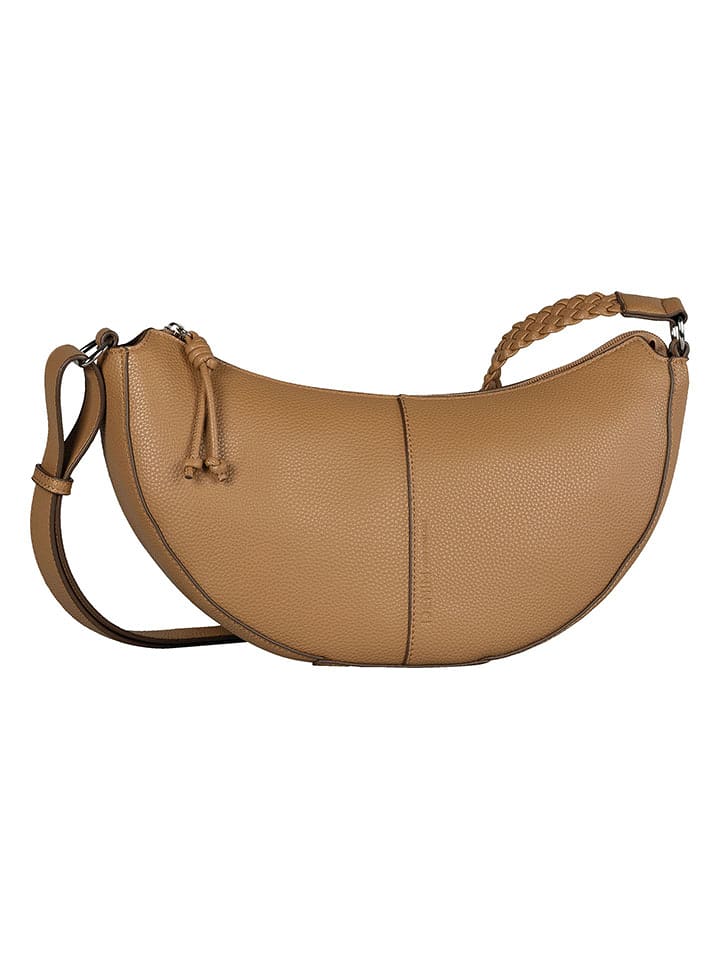 Tom Tailor Torebka "Neda" w kolorze jasnobrązowym - 36 x 19 x 12,5 cm rozmiar: onesize