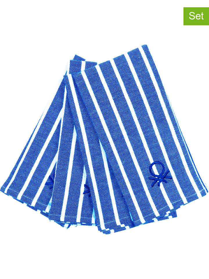 Benetton Ściereczki (4 szt.) w kolorze niebieskim do naczyń - 70 x 50 cm rozmiar: onesize