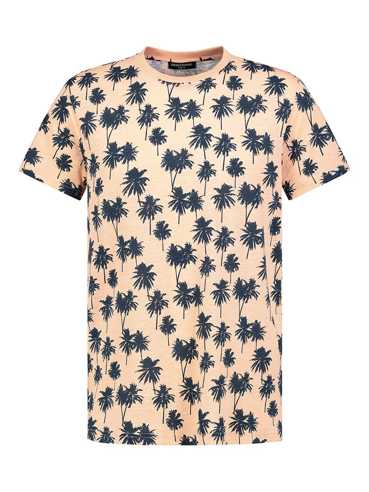 Eight2Nine Koszulka w kolorze granatowo-brzoskwiniowym rozmiar: XL